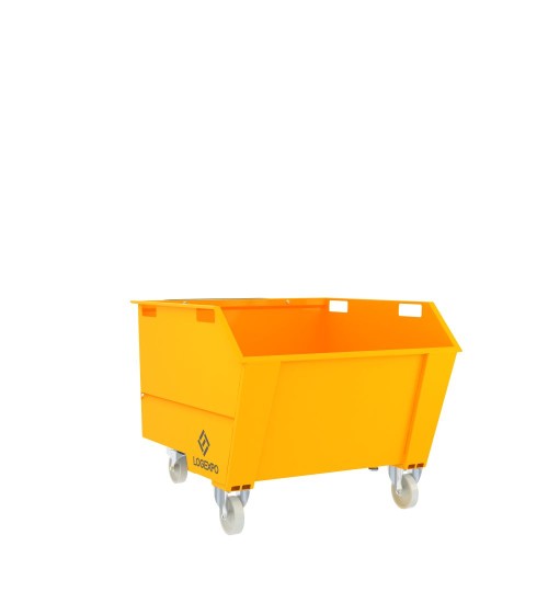 BENNA RIBALTABILE CON MULETTO Portarottami da 750 Litri