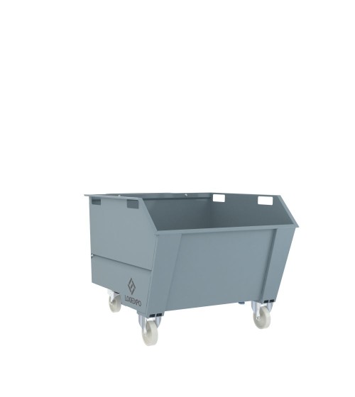 BENNA RIBALTABILE CON MULETTO Portarottami da 750 Litri