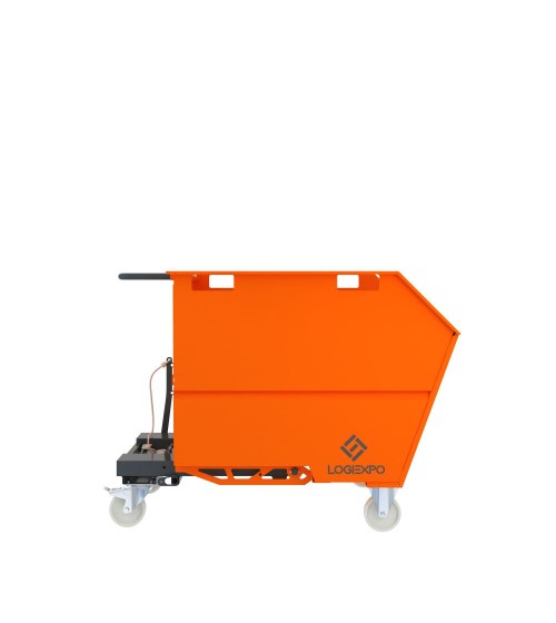 CONTENITORE PORTA ROTTAMI RIBALTABILE da 1000 Litri