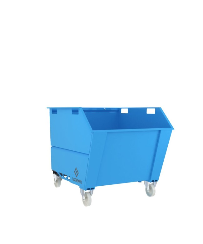 CONTENITORE PORTA ROTTAMI RIBALTABILE da 1000 Litri