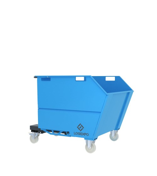 CONTENITORE PORTA ROTTAMI RIBALTABILE da 1000 Litri