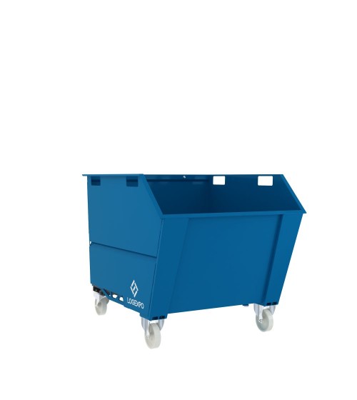 CONTENITORE PORTA ROTTAMI RIBALTABILE da 1000 Litri