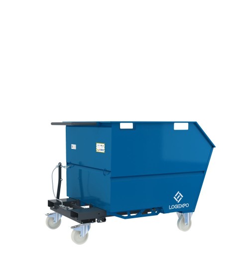 CONTENITORE PORTA ROTTAMI RIBALTABILE da 1000 Litri