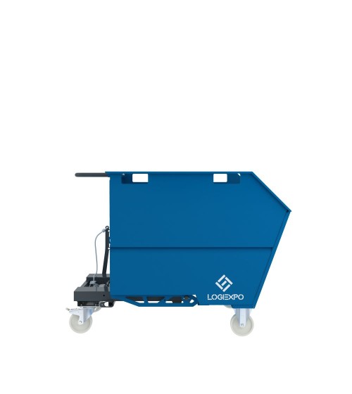 CONTENITORE PORTA ROTTAMI RIBALTABILE da 1000 Litri