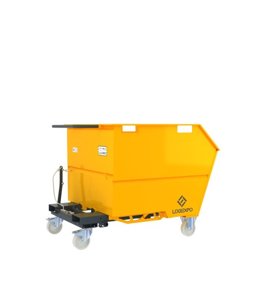 CONTENITORE PORTA ROTTAMI RIBALTABILE da 1000 Litri