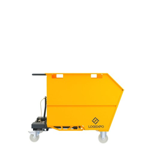 CONTENITORE PORTA ROTTAMI RIBALTABILE da 1000 Litri