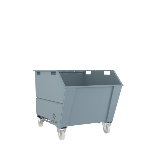 CONTENITORE PORTA ROTTAMI RIBALTABILE da 1000 Litri