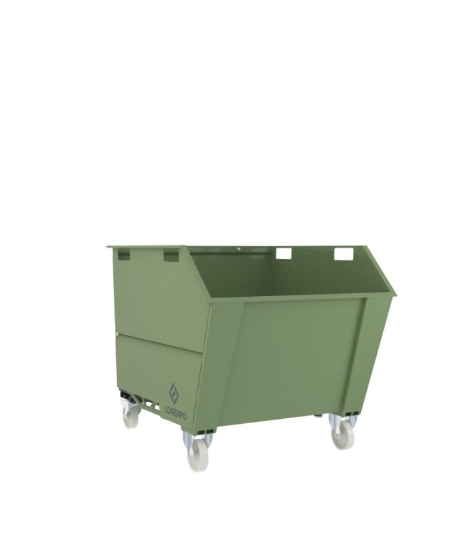 CONTENITORE PORTA ROTTAMI RIBALTABILE da 1000 Litri