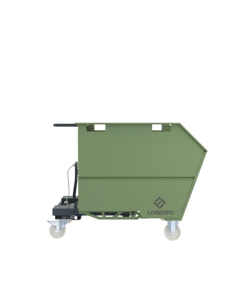 CONTENITORE PORTA ROTTAMI RIBALTABILE da 1000 Litri