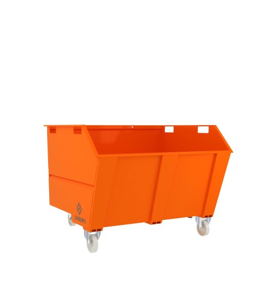 CONTENITORE RIBALTABILE PORTA ROTTAMI da 1350 Litri