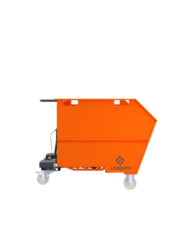 CONTENITORE RIBALTABILE PORTA ROTTAMI da 1350 Litri