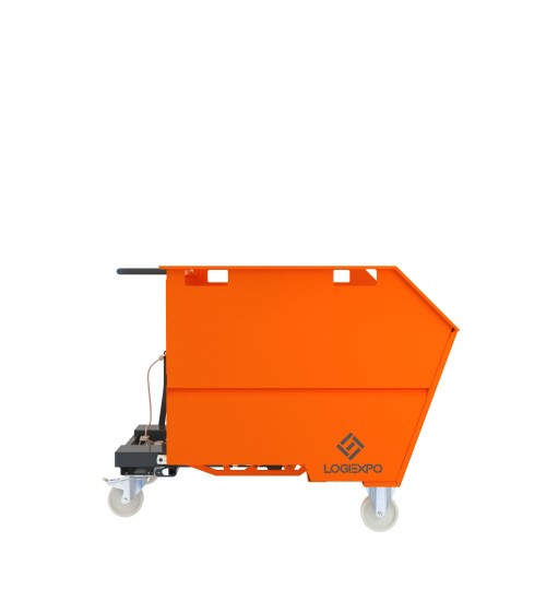 CONTENITORE RIBALTABILE PORTA ROTTAMI da 1350 Litri