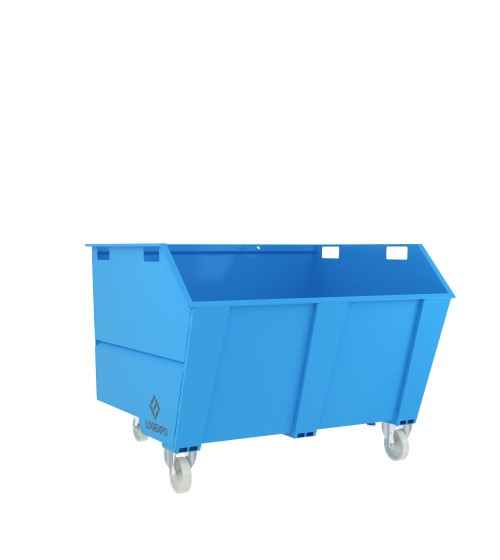 CONTENITORE RIBALTABILE PORTA ROTTAMI da 1350 Litri