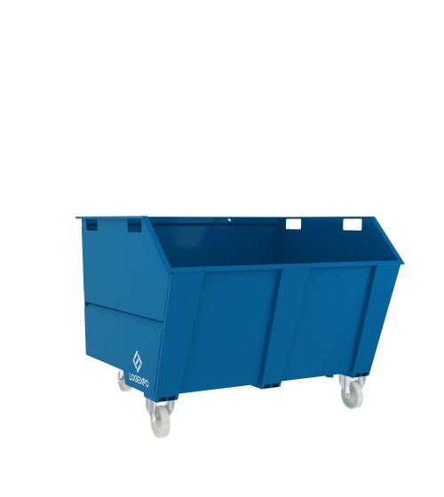 CONTENITORE RIBALTABILE PORTA ROTTAMI da 1350 Litri