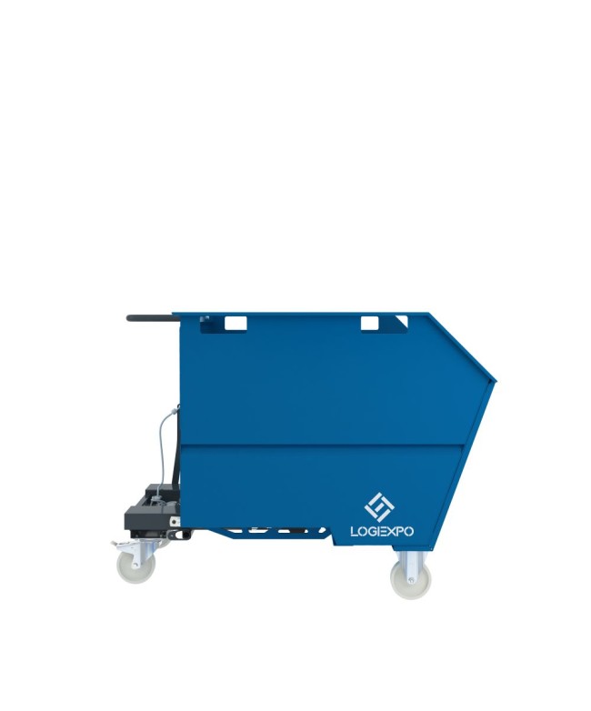 CONTENITORE RIBALTABILE PORTA ROTTAMI da 1350 Litri