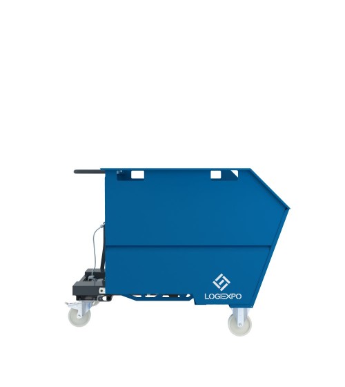 CONTENITORE RIBALTABILE PORTA ROTTAMI da 1350 Litri