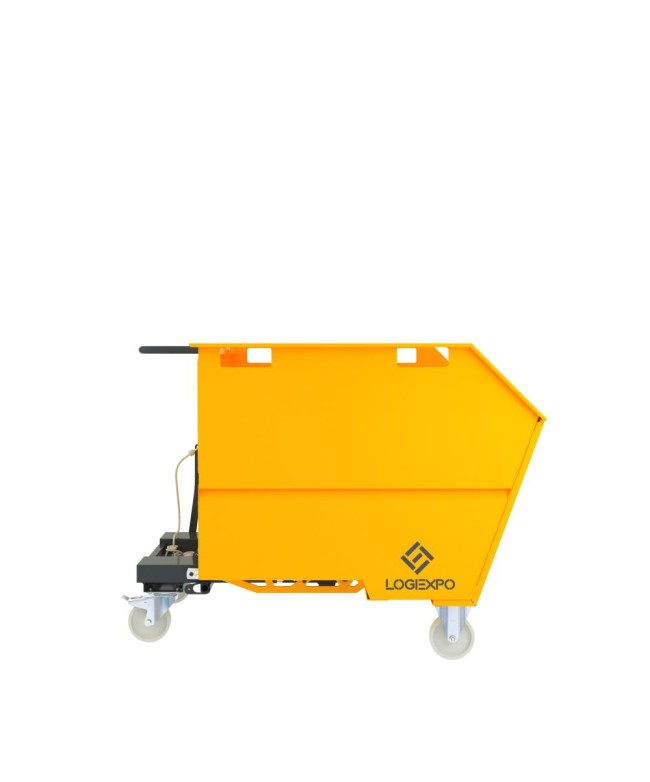 CONTENITORE RIBALTABILE PORTA ROTTAMI da 1350 Litri