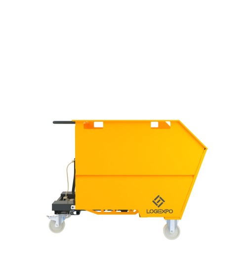 CONTENITORE RIBALTABILE PORTA ROTTAMI da 1350 Litri