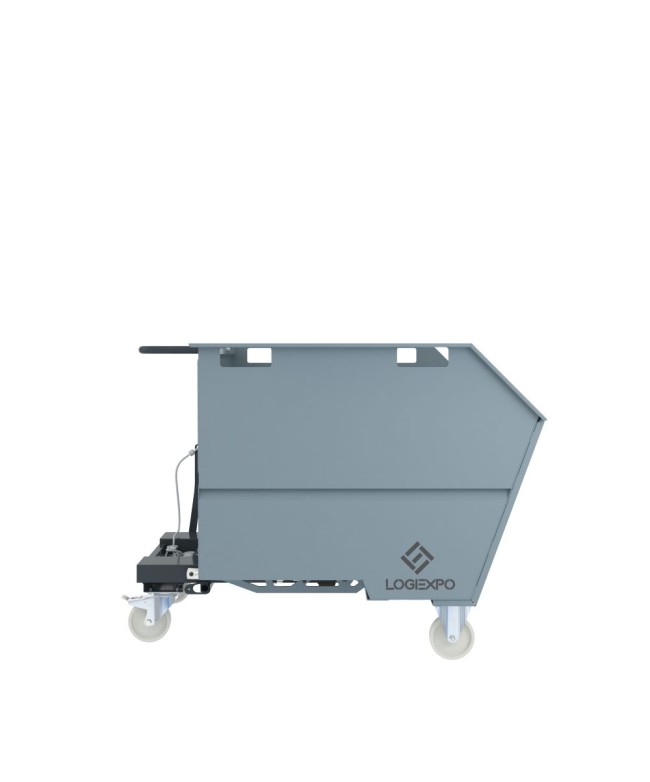 CONTENITORE RIBALTABILE PORTA ROTTAMI da 1350 Litri