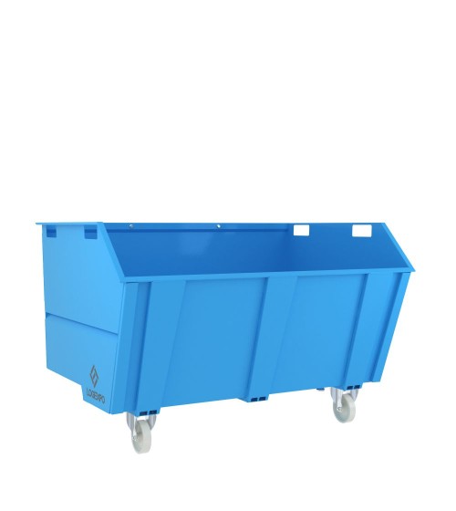 CONTENITORE PER ROTTAMI E RIFIUTI con benna ribaltabile da 1600 Litri