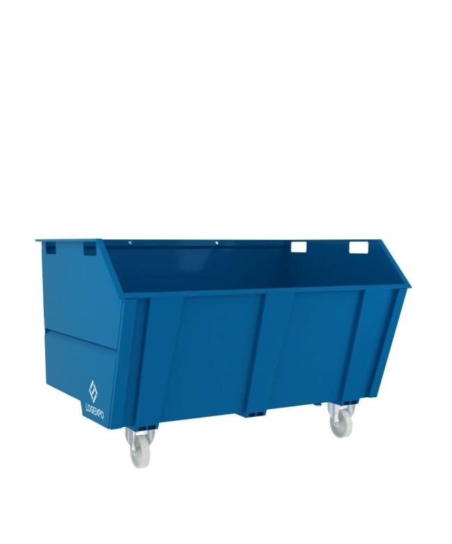 CONTENITORE PER ROTTAMI E RIFIUTI con benna ribaltabile da 1600 Litri