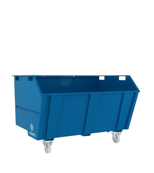 CONTENITORE PER ROTTAMI E RIFIUTI con benna ribaltabile da 1600 Litri