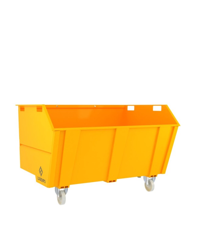 CONTENITORE PER ROTTAMI E RIFIUTI con benna ribaltabile da 1600 Litri