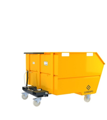 CONTENITORE PER ROTTAMI E RIFIUTI con benna ribaltabile da 1600 Litri