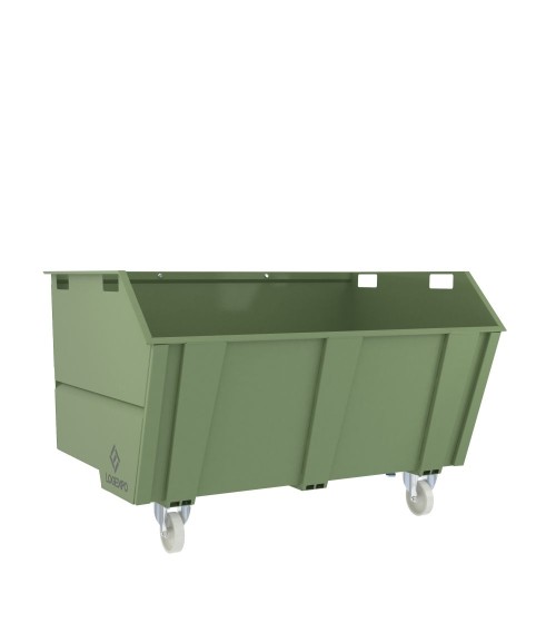 CONTENITORE PER ROTTAMI E RIFIUTI con benna ribaltabile da 1600 Litri