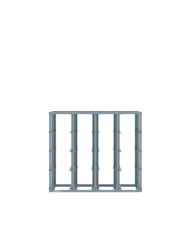 SCAFFALE MONOBLOCCO - Telaio vuoto per 16 contenitori porta minuteria