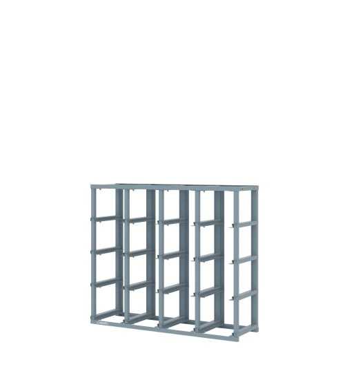 SCAFFALE MONOBLOCCO - Telaio vuoto per 16 contenitori porta minuteria