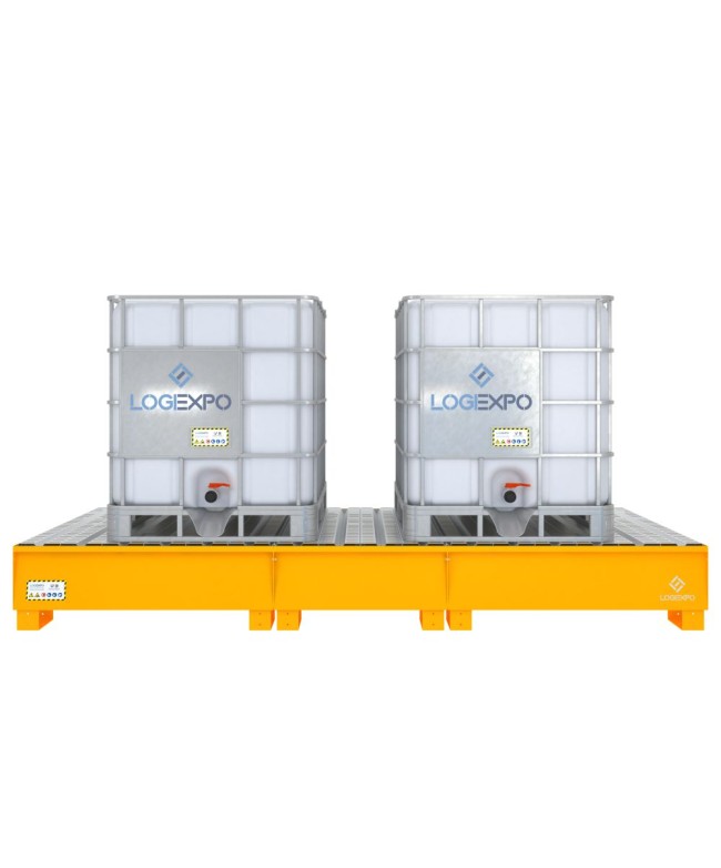 VASCA DI CONTENIMENTO per 2 Cisternette IBC da 1000 litri