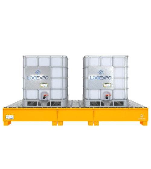 VASCA DI CONTENIMENTO per 2 Cisternette IBC da 1000 litri