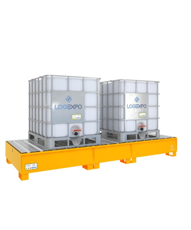 VASCA DI CONTENIMENTO per 2 Cisternette IBC da 1000 litri