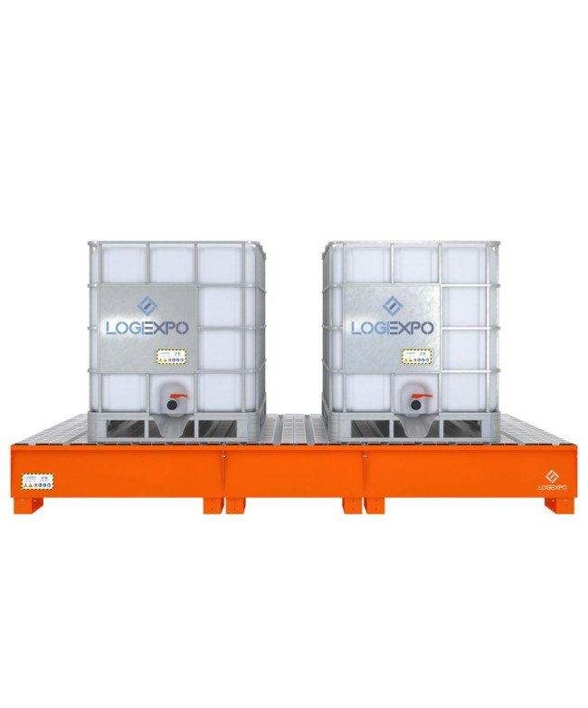 VASCA DI CONTENIMENTO per 2 Cisternette IBC da 1000 litri