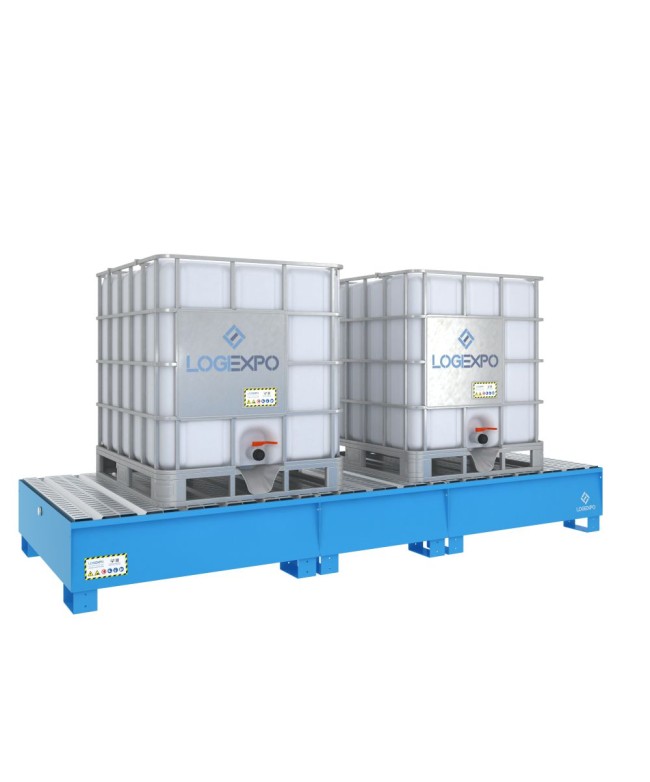 VASCA DI CONTENIMENTO per 2 Cisternette IBC da 1000 litri