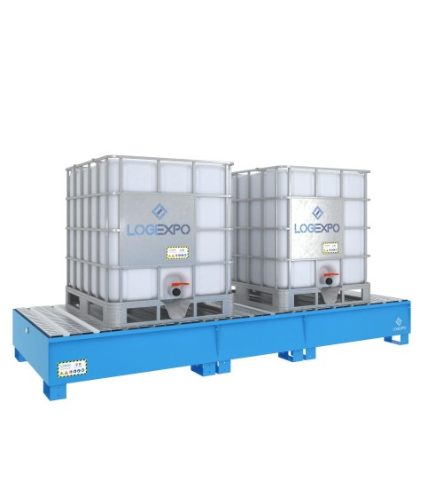VASCA DI CONTENIMENTO per 2 Cisternette IBC da 1000 litri