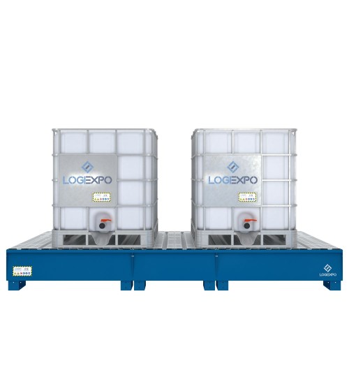 VASCA DI CONTENIMENTO per 2 Cisternette IBC da 1000 litri