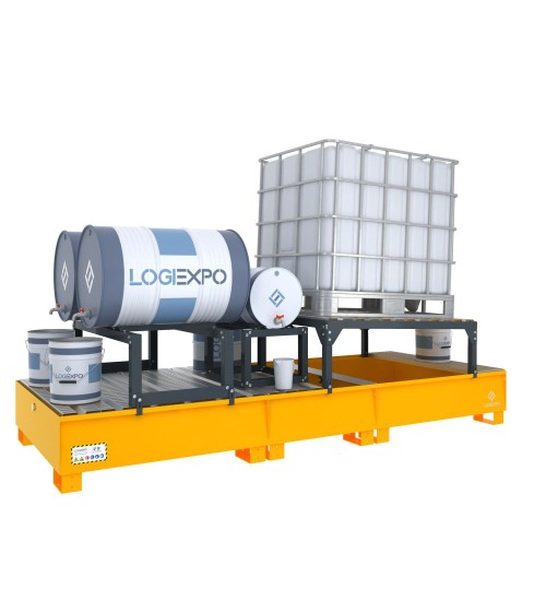 VASCA CON SUPPORTI per Cisternetta 1000 litri e Fusti da 60 e 200 litri