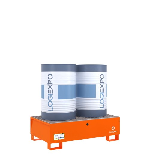 VASCA DI CONTENIMENTO per 2 FUSTI da 200 litri