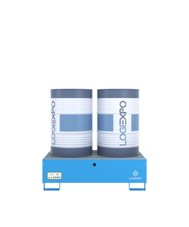 VASCA DI CONTENIMENTO per 2 FUSTI da 200 litri