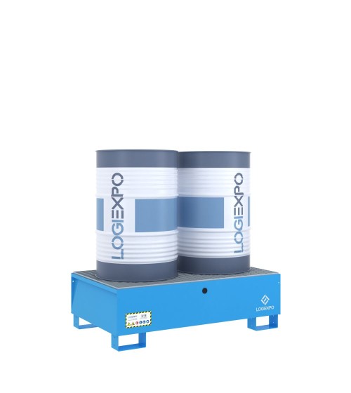 VASCA DI CONTENIMENTO per 2 FUSTI da 200 litri