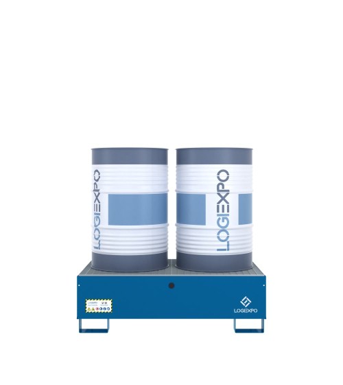 VASCA DI CONTENIMENTO per 2 FUSTI da 200 litri