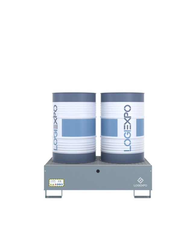 VASCA DI CONTENIMENTO per 2 FUSTI da 200 litri