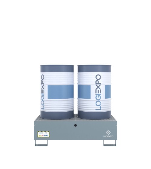 VASCA DI CONTENIMENTO per 2 FUSTI da 200 litri