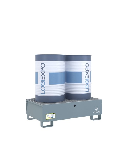 VASCA DI CONTENIMENTO per 2 FUSTI da 200 litri