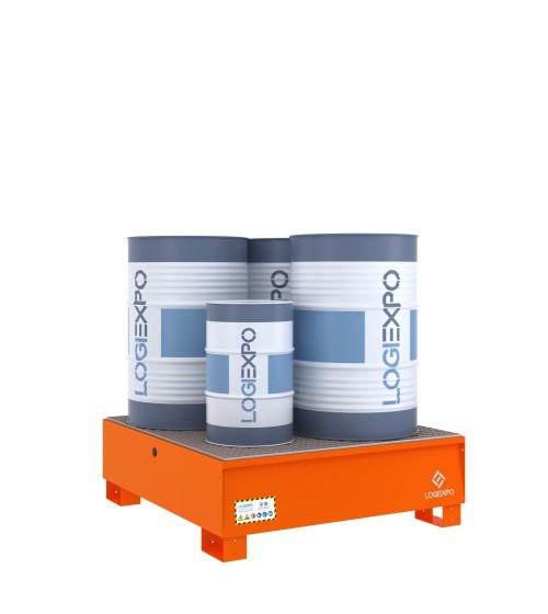 VASCA DI CONTENIMENTO per 4 FUSTI da 200 litri