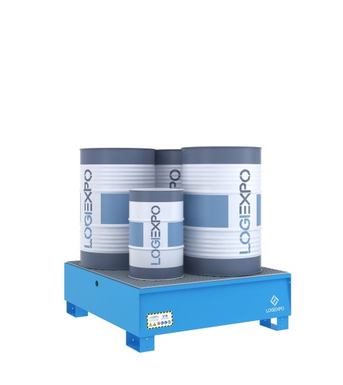 VASCA DI CONTENIMENTO per 4 FUSTI da 200 litri