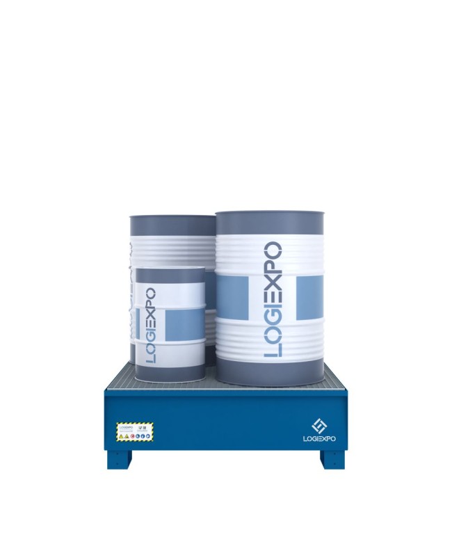 VASCA DI CONTENIMENTO per 4 FUSTI da 200 litri