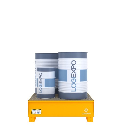 VASCA DI CONTENIMENTO per 4 FUSTI da 200 litri